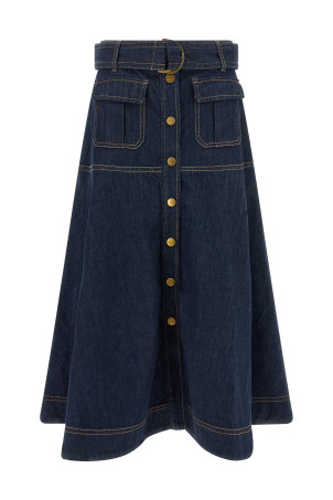Denim skirt Blue