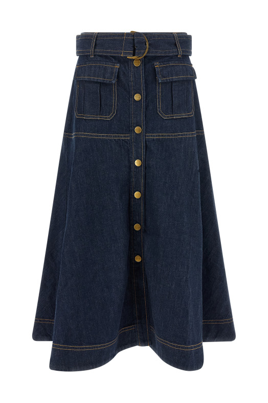 Denim skirt Blue
