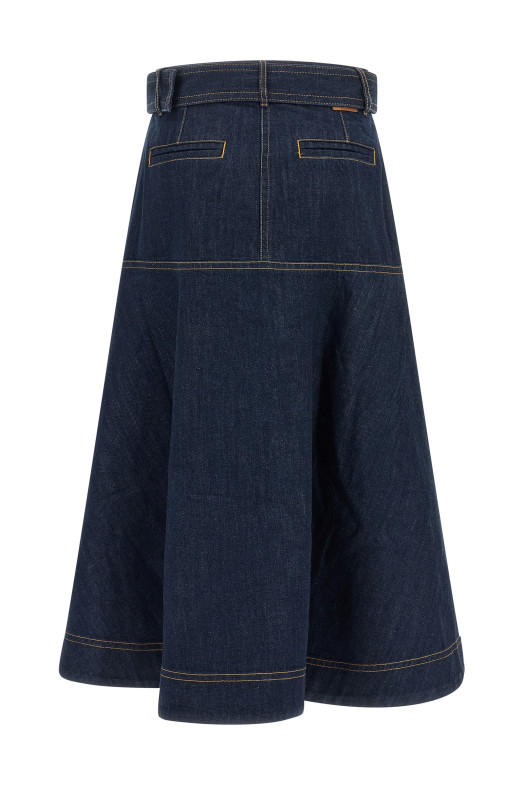Denim skirt Blue