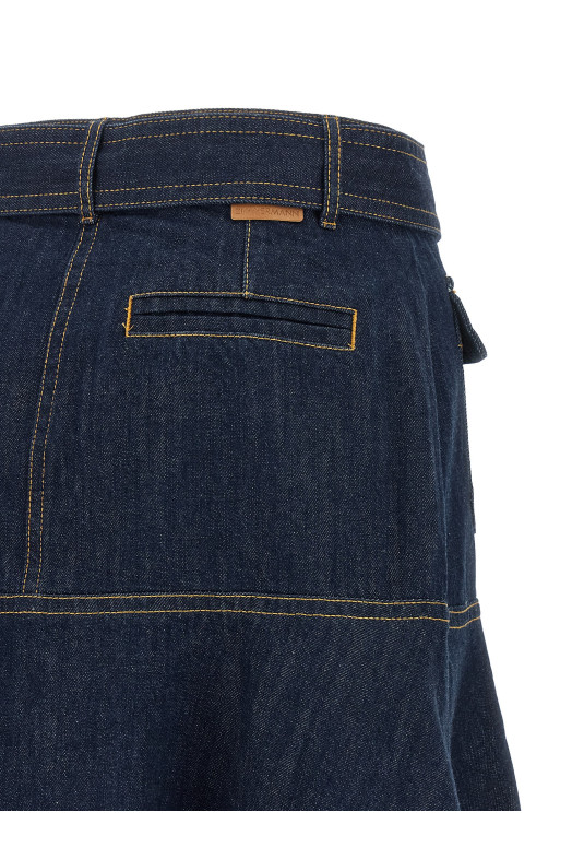 Denim skirt Blue