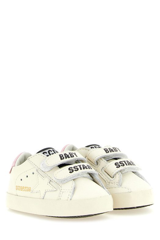 'Baby School' 2-pack sneaker + socks set Pink