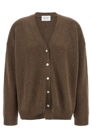 Cashmere cardigan Brown