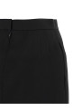 Шерстяная юбка Grain De Poudre, черная VERSACE 10269181A177931B000