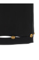 Шерстяная юбка Grain De Poudre, черная VERSACE 10269181A177931B000
