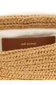 'Raffia bow charm' shoulder bag Beige