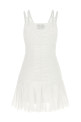 Smock effect dress White