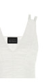 Smock effect dress White