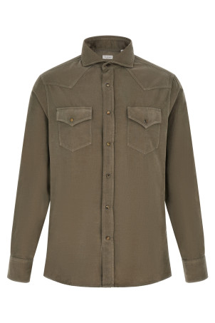Corduroy shirt Green