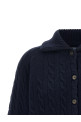 Кардиган с плетением, синий POLO RALPH LAUREN 211B17757001