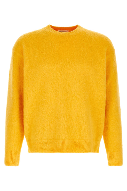 Gauze sweater Yellow