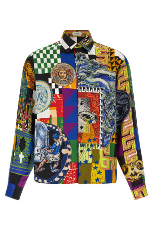 'Medusa Collage' shirt Multicolor