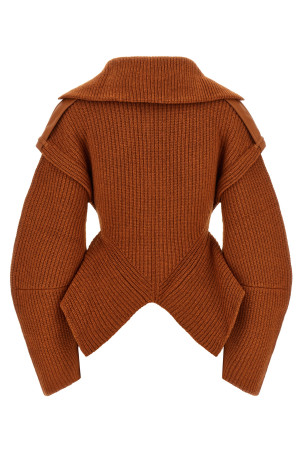 'Valiant' cardigan orange