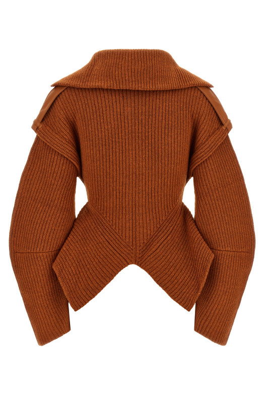 'Valiant' cardigan orange