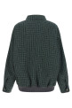 Check cotton blouson Green