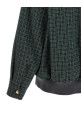Check cotton blouson Green