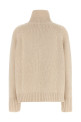 Cashmere turtleneck sweater Beige