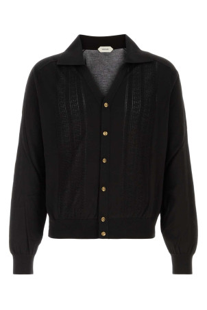Black knit cardigan VERSACE (10269421A17386)