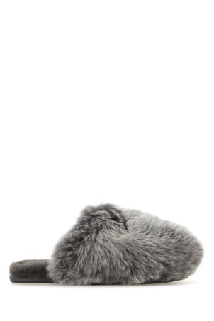 Сірі тапочки Scuffette з овчини від UGG (1173591)