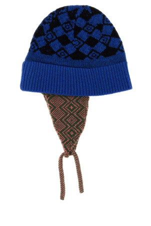 Embroidered wool Marvin beanie hat DRIES VAN NOTEN (2620222034707)