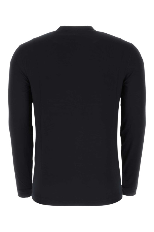 Midnight blue stretch viscose t-shirt GIORGIO ARMANI (3GST51SJP4Z)