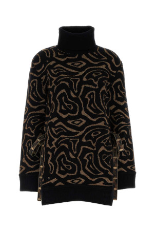 Embroidered polyester blend oversize sweater EMILIO PUCCI (5UKM325U965)