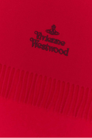 Красный шерстяной шарф VIVIENNE WESTWOOD (81030007W00Q7AAC)