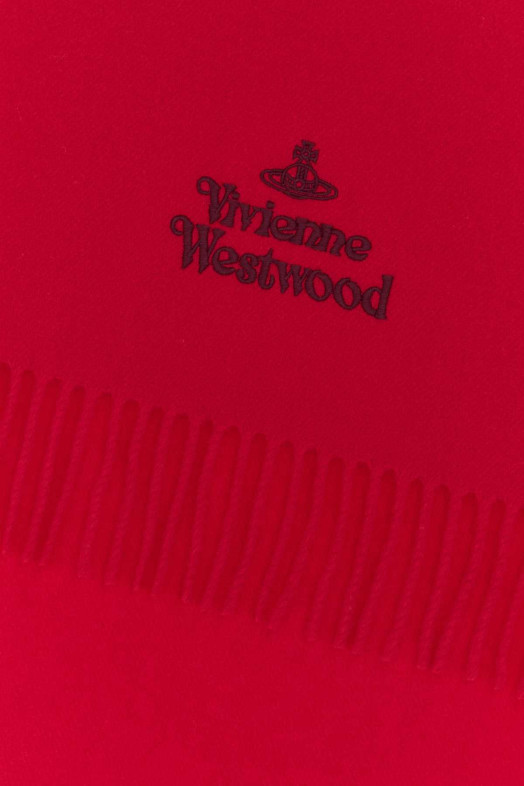 Красный шерстяной шарф VIVIENNE WESTWOOD (81030007W00Q7AAC)