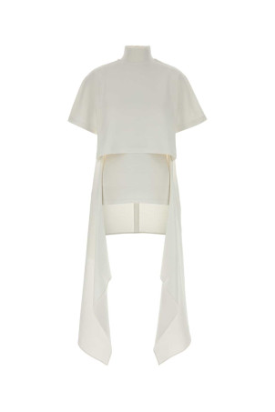 White jersey top ALAIA (AA9I0031J095D)