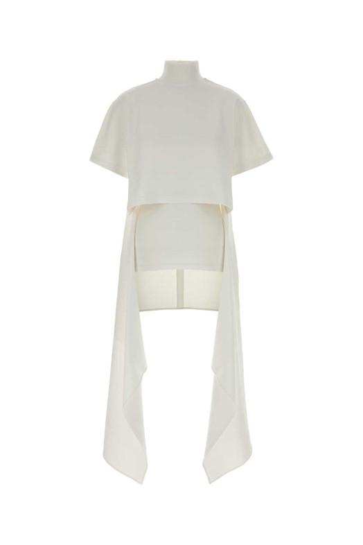 White jersey top ALAIA (AA9I0031J095D)