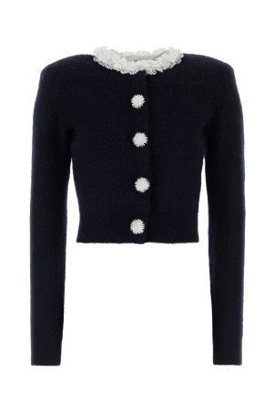 Navy blue knit cardigan Blue SELF PORTRAIT (AW26176TN)