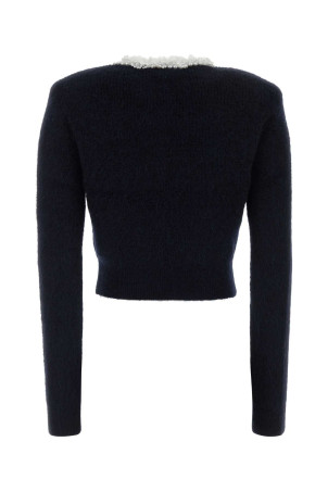 Navy blue knit cardigan Blue SELF PORTRAIT (AW26176TN)