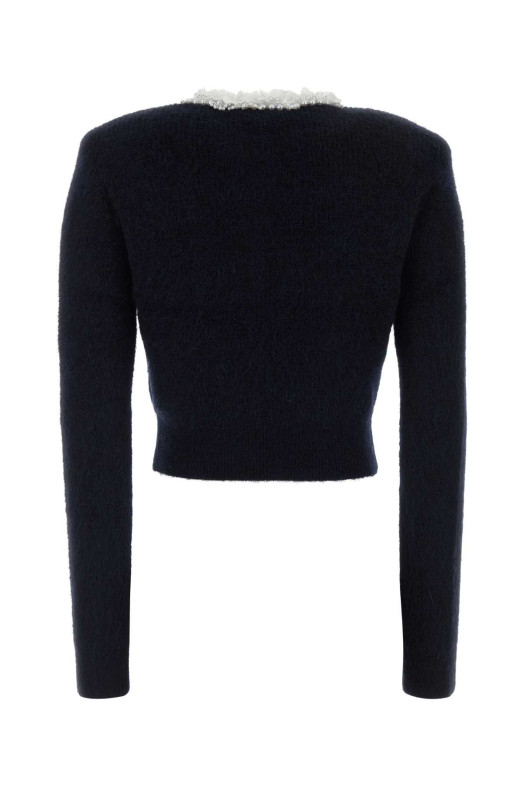 Navy blue knit cardigan Blue SELF PORTRAIT (AW26176TN)