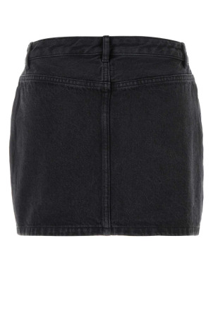 Black denim mini skirt A.P.C. (COGEXF06093)