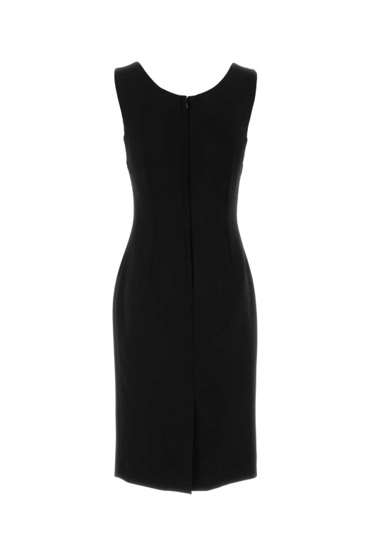 Black wool dress Black DOLCE & GABBANA (F619FTFU2L8)