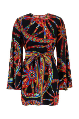 Printed stretch crepe dress DOLCE & GABBANA (F623ATFSA9U)