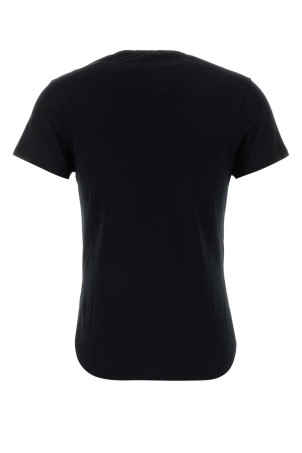 Black cotton t-shirt Black FENDI (FS9805AV06)