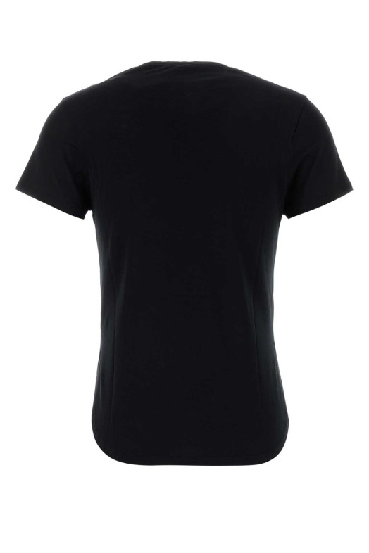 Black cotton t-shirt Black FENDI (FS9805AV06)
