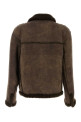 Chocolate shearling jacket GIORGIO ARMANI (GM004412AF30037)