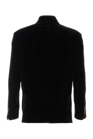 Black velvet blazer GIORGIO ARMANI (GM004677TE10046)