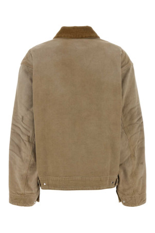 Beige cotton jacket GOLDEN GOOSE DELUXE BRAND (GUP02747P002655)