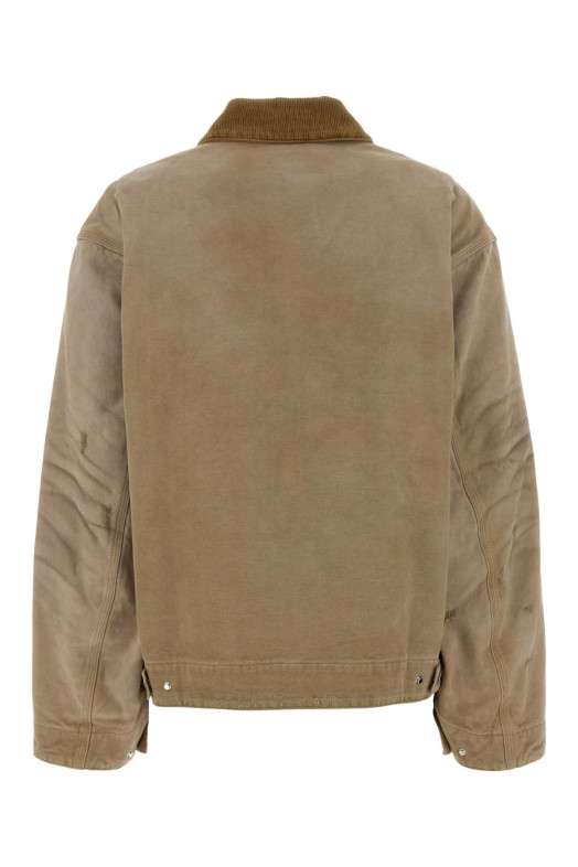 Beige cotton jacket GOLDEN GOOSE DELUXE BRAND (GUP02747P002655)