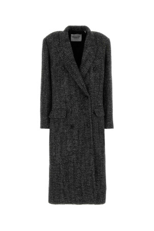 Melange charcoal knit Pilda coat ISABEL MARANT ETOILE (MA0566FAD3E02E)