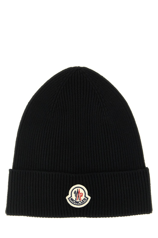 Wool beanie Black