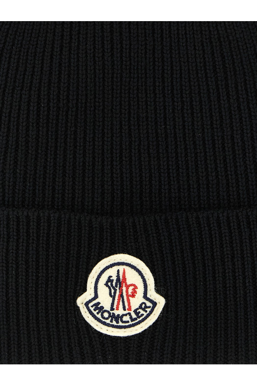 Wool beanie Black