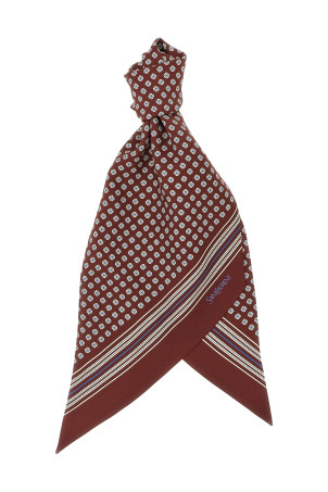 Шарф-лавальєра, бордовий SAINT LAURENT 8682563Y0016188