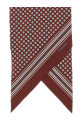 Lavallière scarf Bordeaux