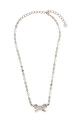 Ожерелье «Crystal Pearl Bow», серебро AW26604NSLSILVER