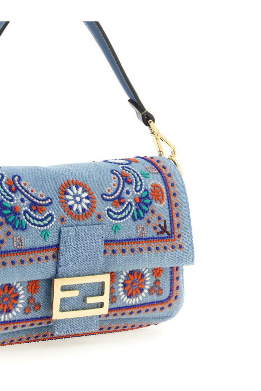 'Baguette®' medium shoulder bag BLUE