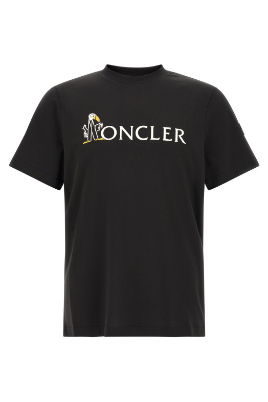 Mascot logo T-shirt Black