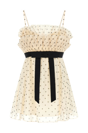 Polka dot top White
